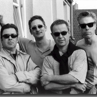 Gruppenfoto: Wolter Wierbos, Frank Gratkowski, Dieter Manderscheid, Gerry Hemingway